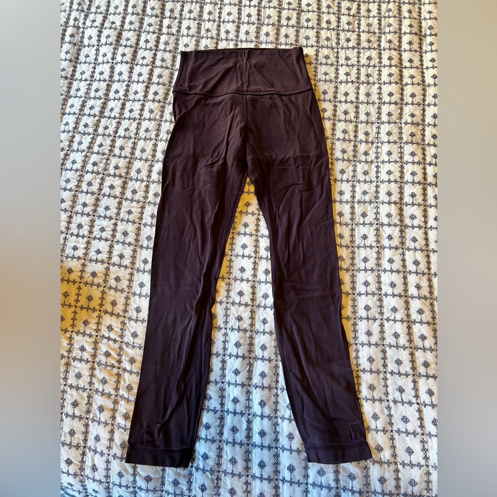 Plum Lululemon Align Pants Cropped